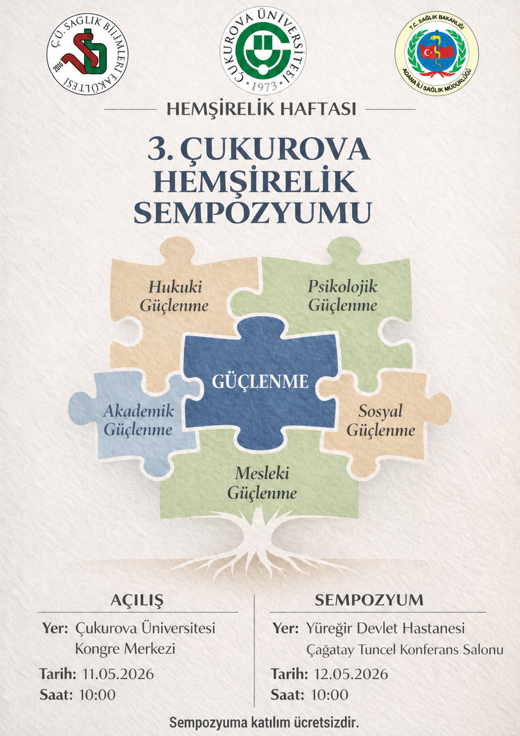 3. ÇUKUROVA HEMŞİRELİK SEMPOZYUMU