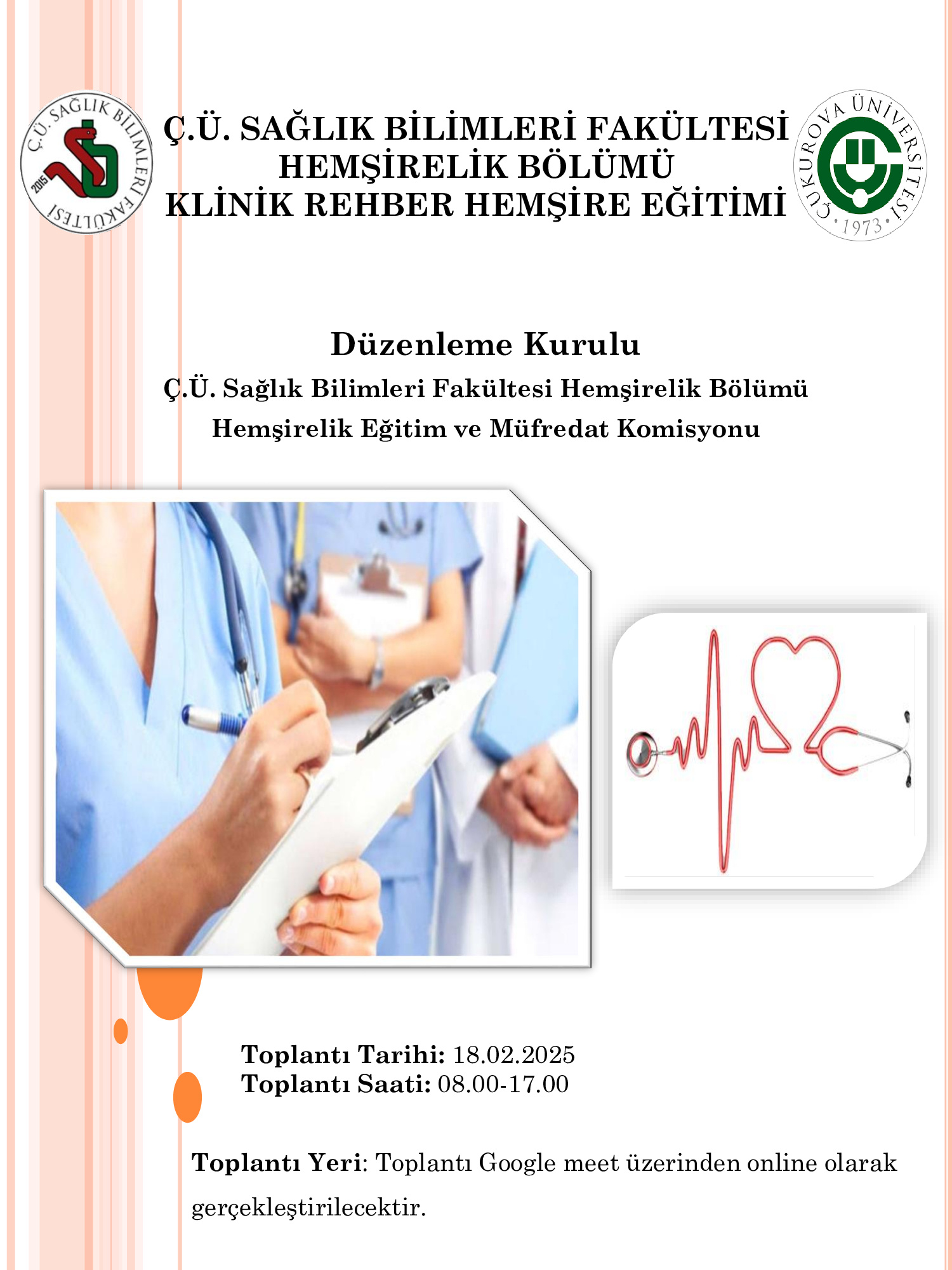 SAĞLIK BİLİMLERİ FAKÜLTESİ HEMŞİRELİK BÖLÜMÜ KLİNİK  REHBER EĞİTİM PROGRAMI